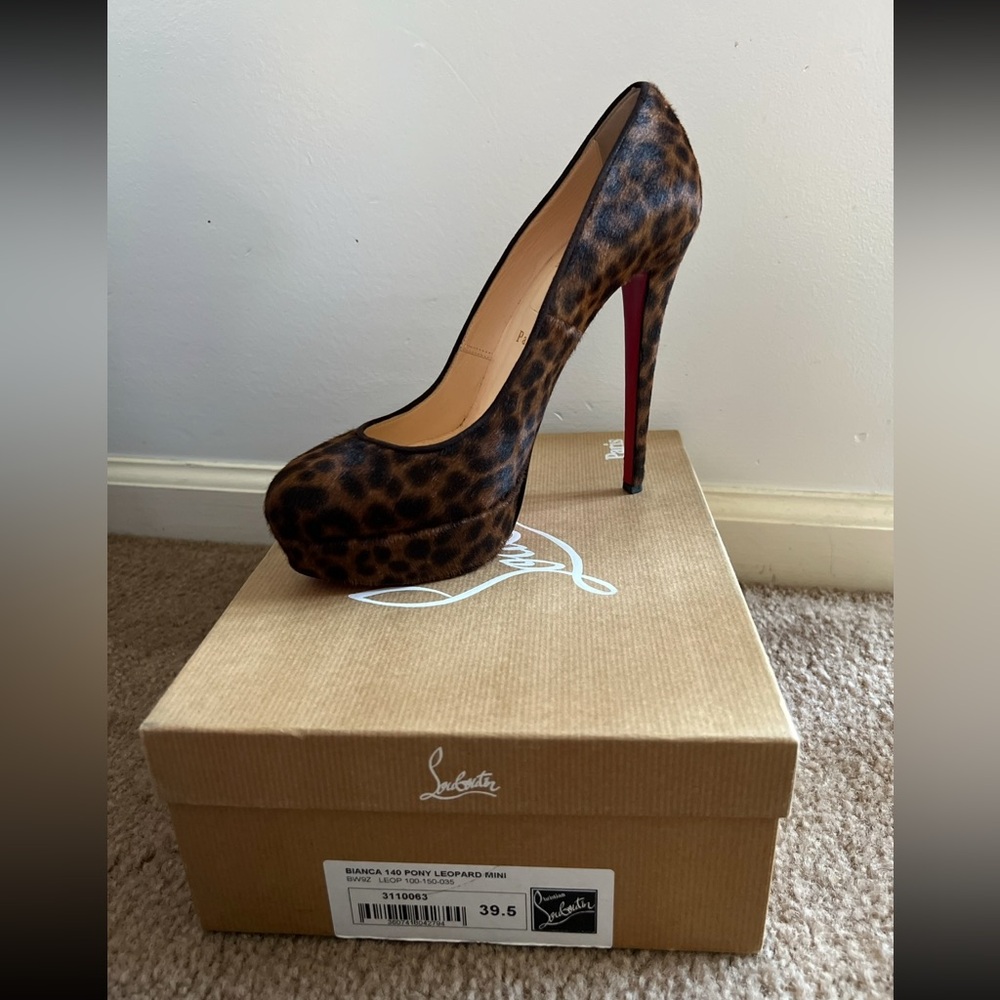 Christian Louboutin Brown Stiletto Heels